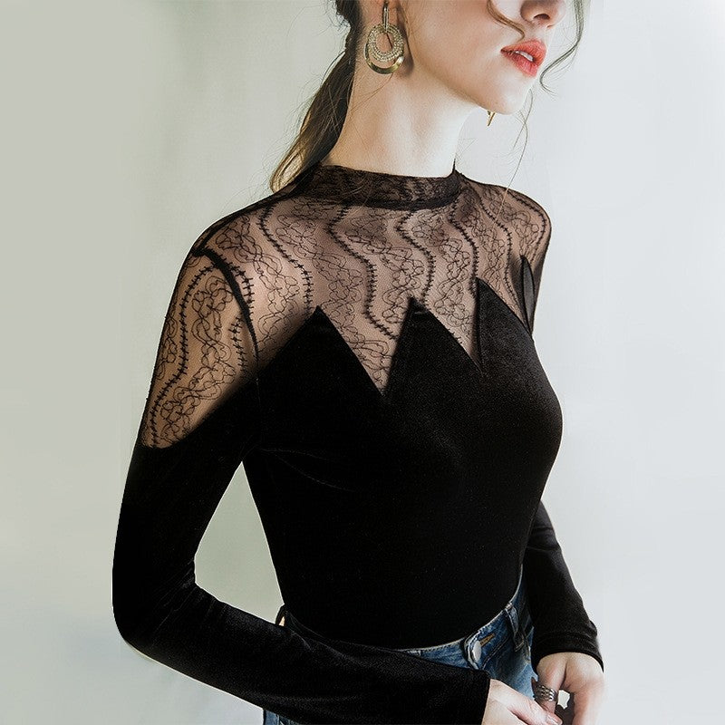 Top Notch Patchwork Long Sleeve Design