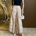 Floral Zen Ink Wide Leg Pants