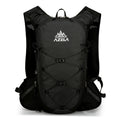 Outdoor Hiking Backpack with Trekking Pole Bag – Nylon, Air-Cushion Straps | Black & White