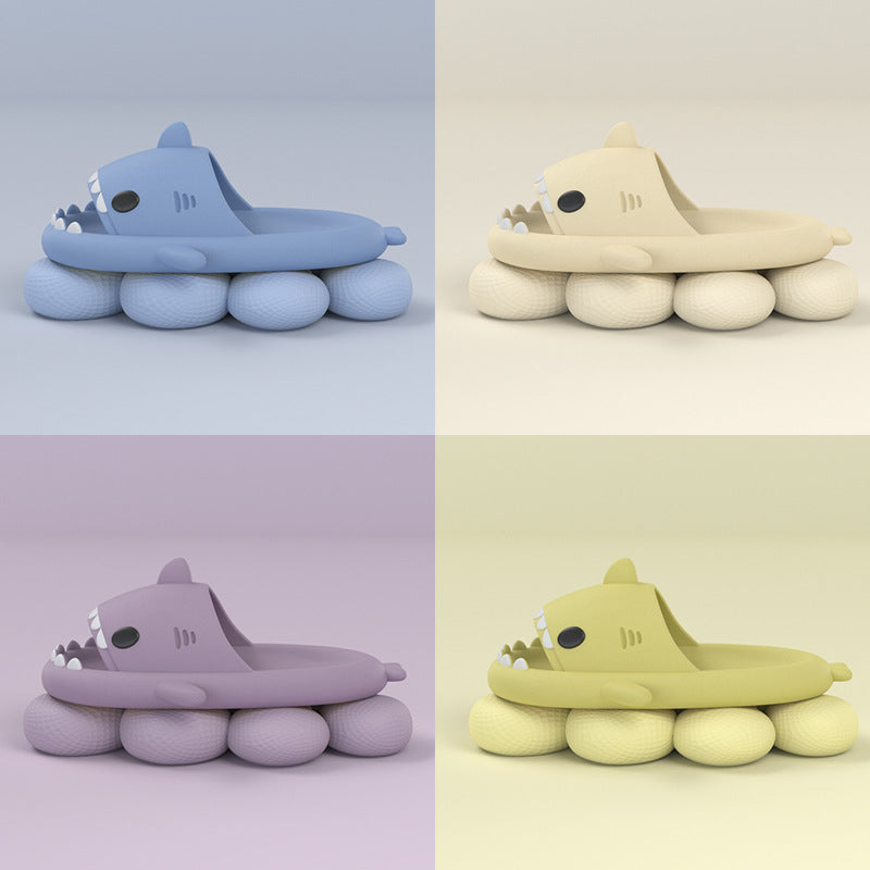 Cartoon Shark Slippers Funny Cute Soft EVA Indoor Outdoor Shoes