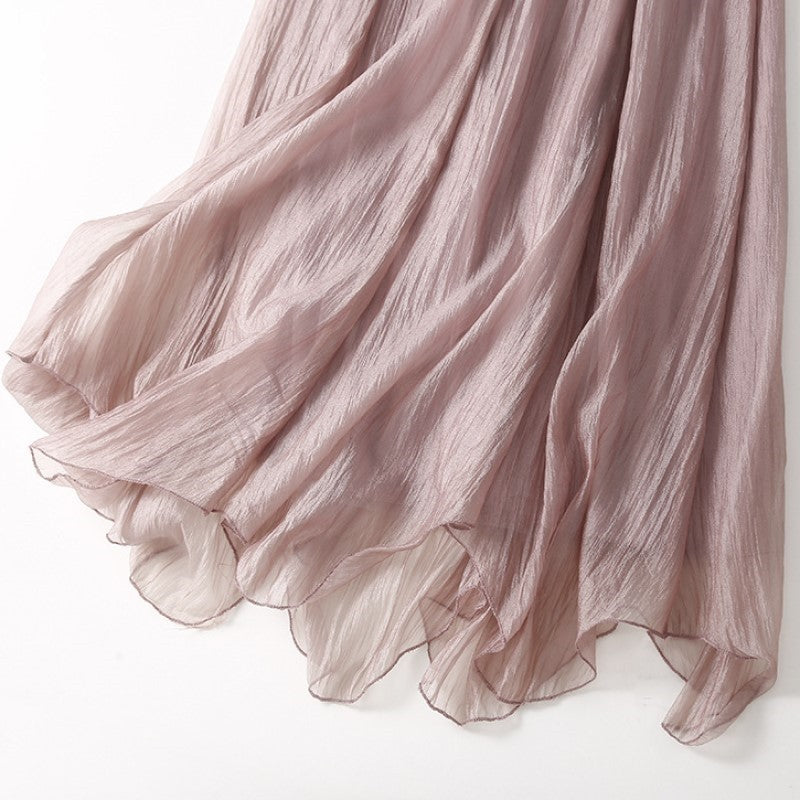 Elegant High-Waisted A-Line Skirt