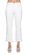 Carré Noir White Tulip Hem Jeans 7845