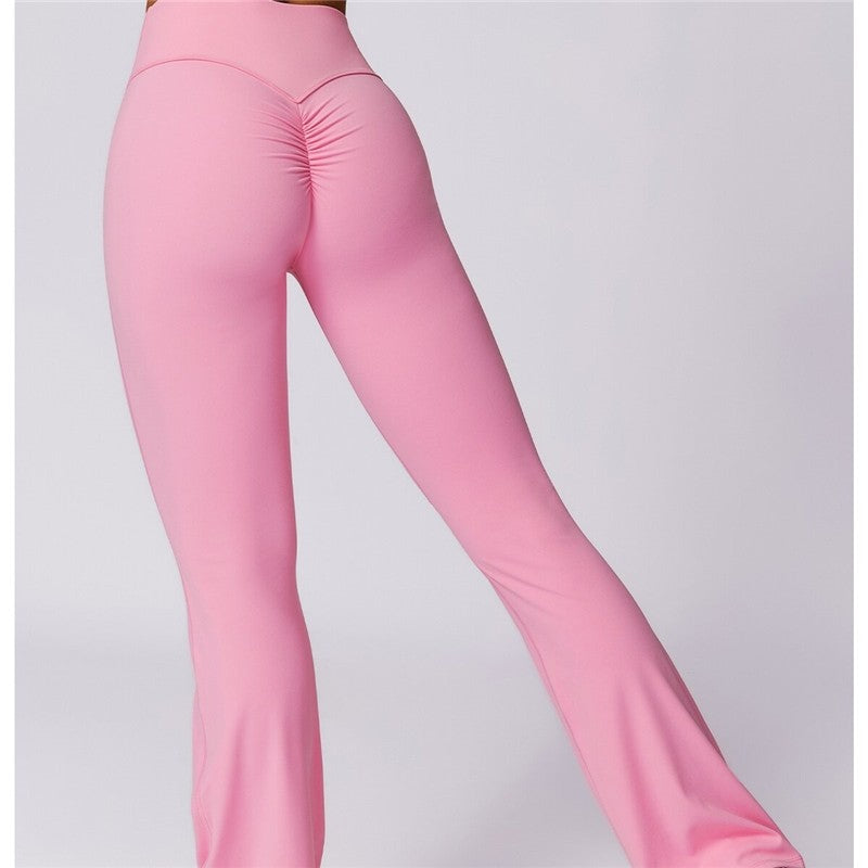 Slightly Flared High-Waisted Casual Sweatpants