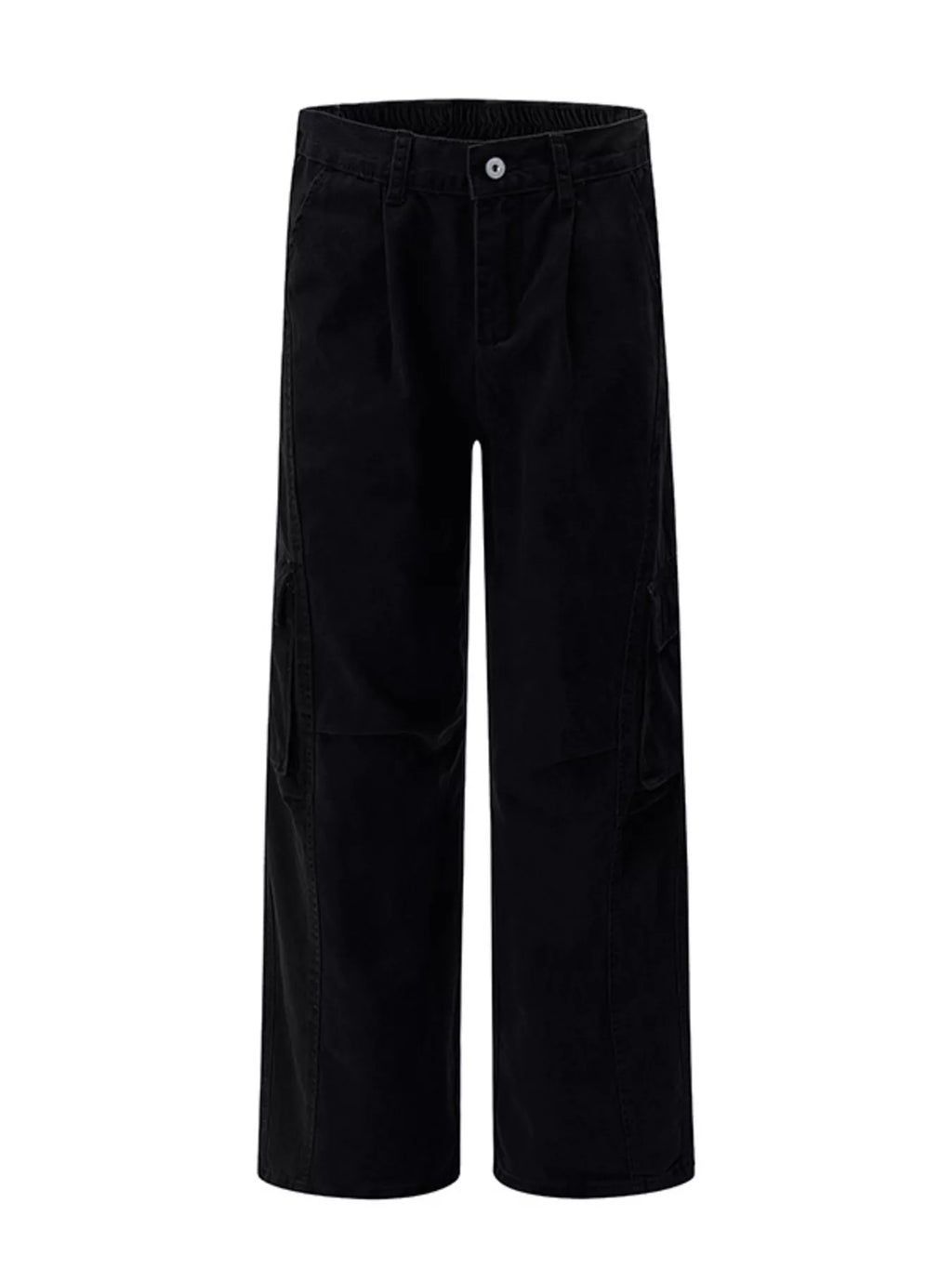 Men's Washed Loose Fit Wide Leg Cargo Pants