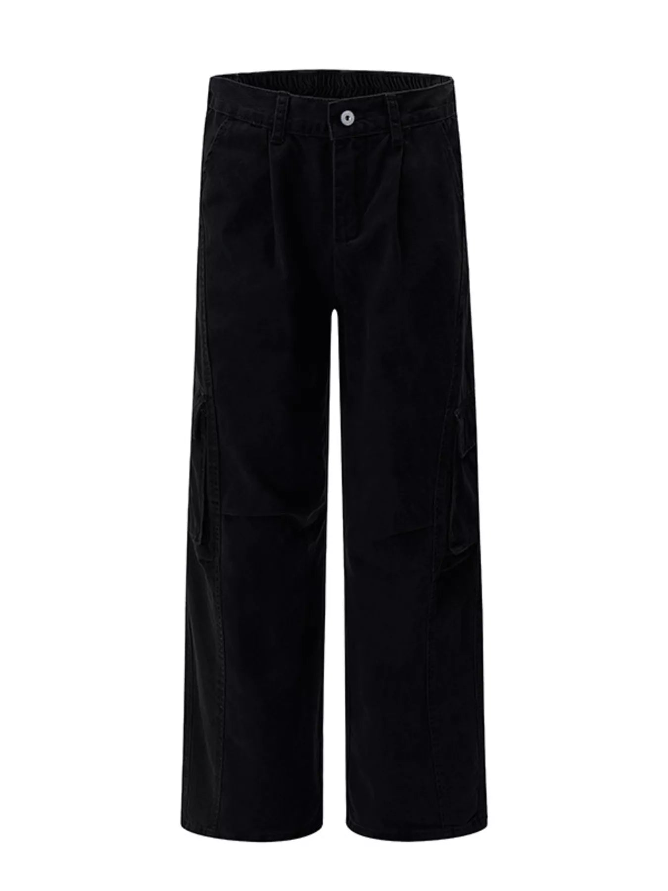 Men's Washed Loose Fit Wide Leg Cargo Pants