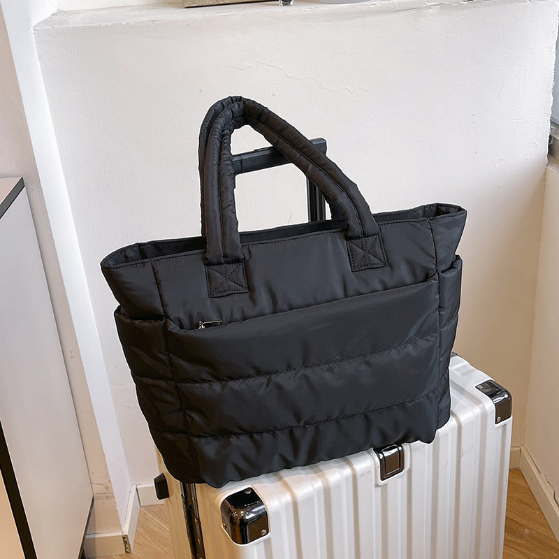 Large Capacity Nylon Travel Toiletry & Storage Bag – Multi-Pocket Organizer Bag