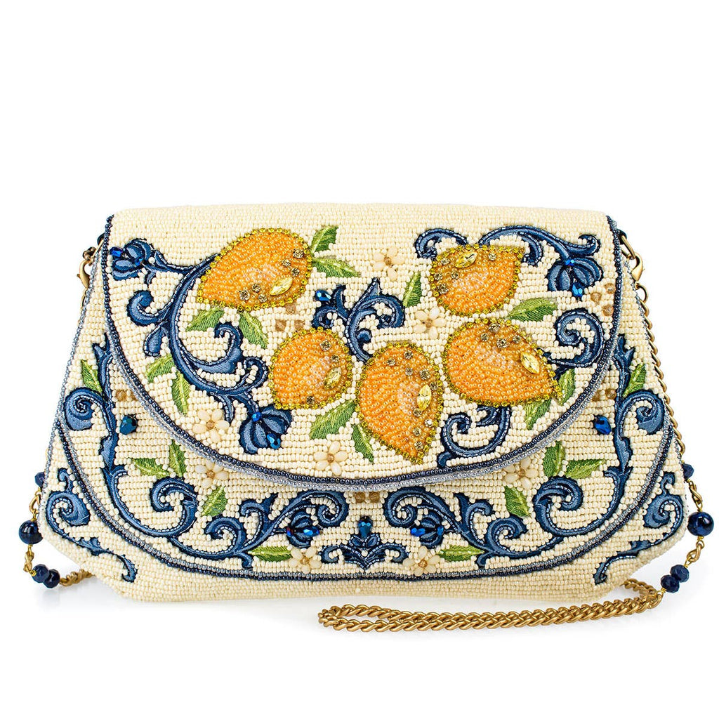Mary Frances Capri Lemons Crossbody Handbag