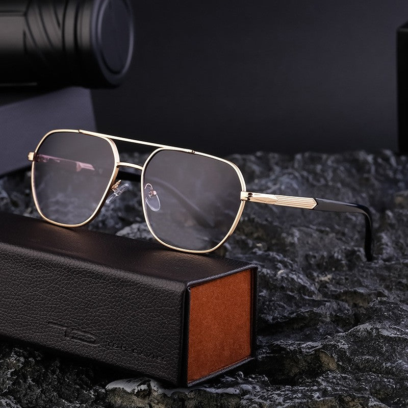 Fashion Square Full Frame UV400 Sun Protection Outdoor Eyewear Sunglasses