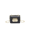 Women's Crossbody Shoulder Bag with Chain - Stylish PU Leather Handbag