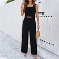 Casual and Chic Sleeveless Vest Set