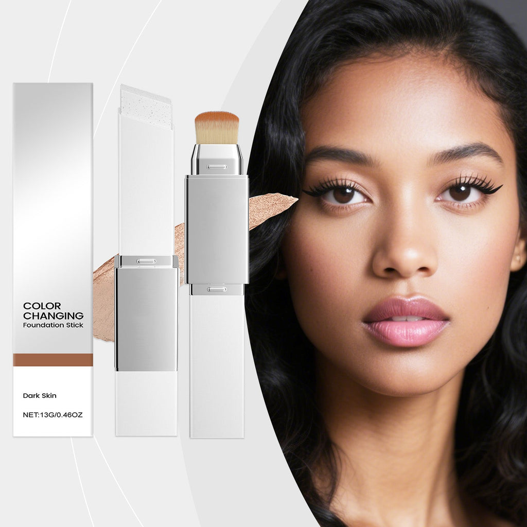 2-in-1 Color-Changing Foundation Stick Deep Skin Tone