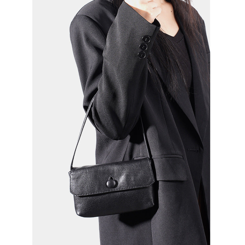 Women's Genuine Leather Tote Bag – Shoulder & Crossbody Convertible Handbag