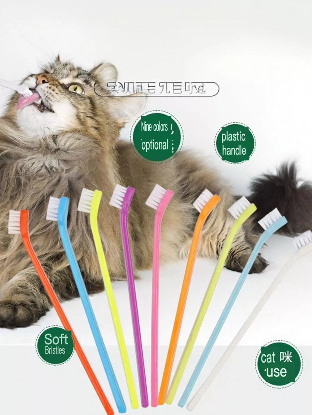 Plastic Pet Toothbrush