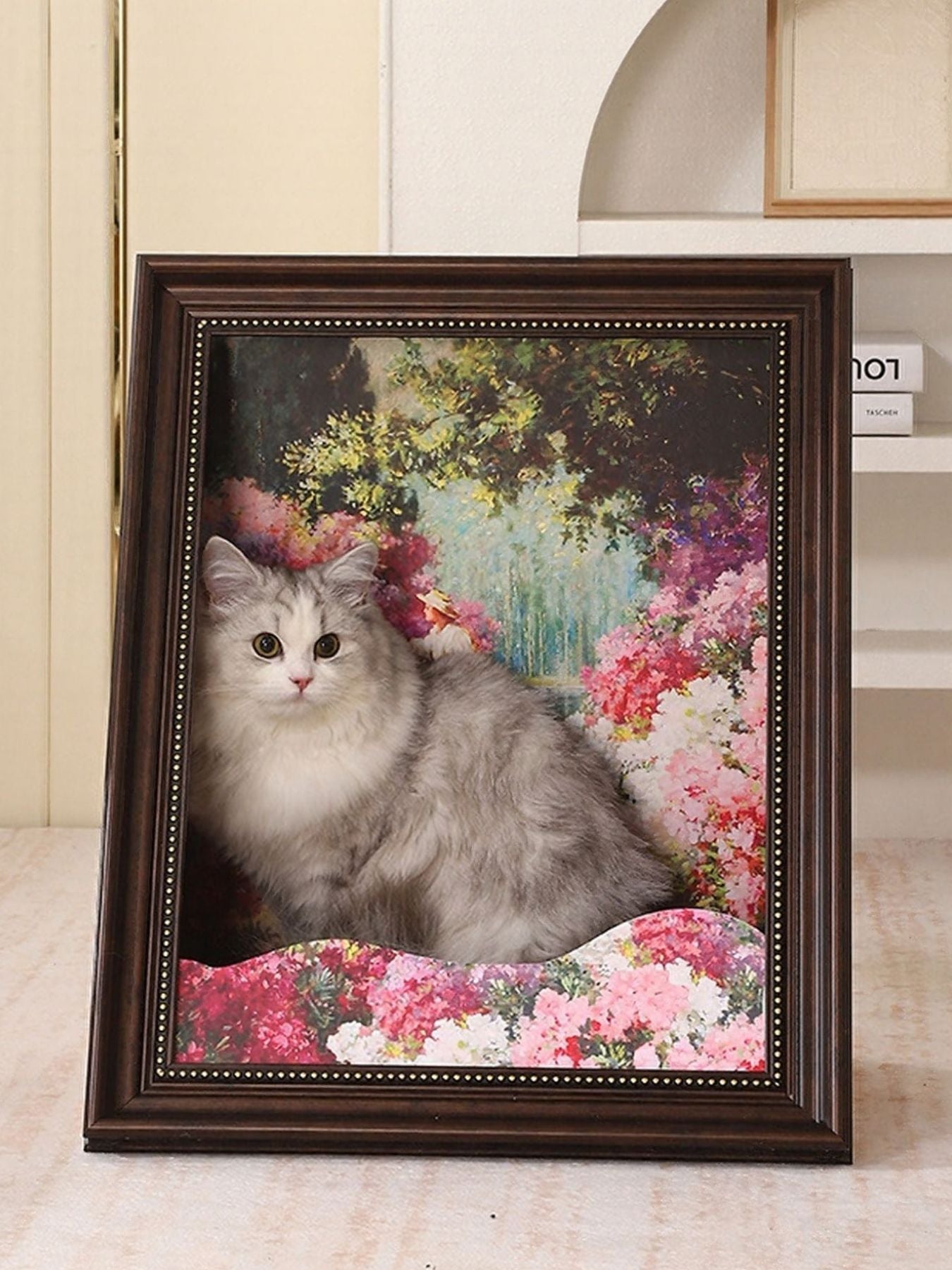 Artistic Framed Cat House