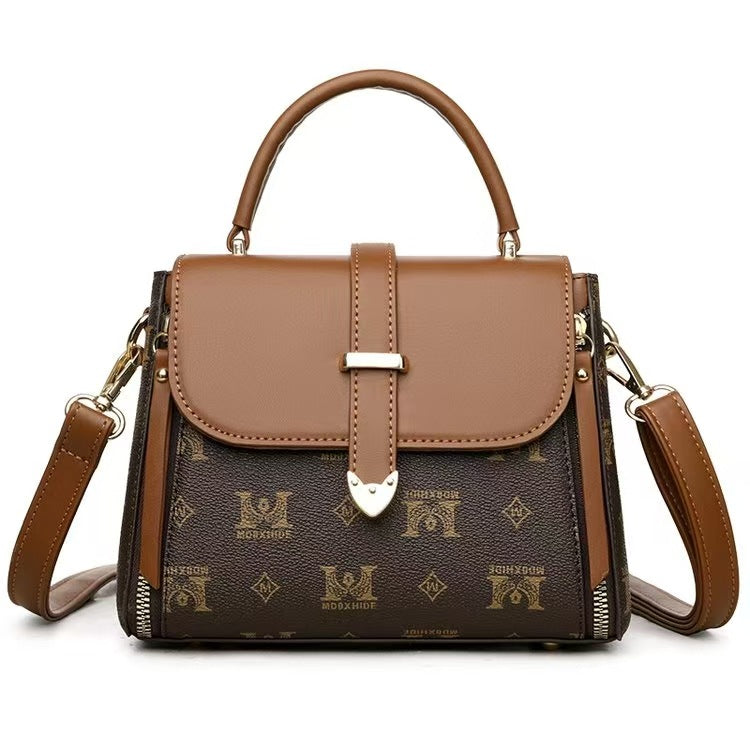 Women's Luxury PU Leather Tote Bag – Retro Casual Shoulder Bag