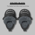 Shark Slippers Warm Fuzzy House Shoes | Detachable Fuzzy Winter Bedroom Slippers