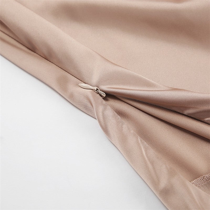 Sleek Halter Neck Bodycon Dress