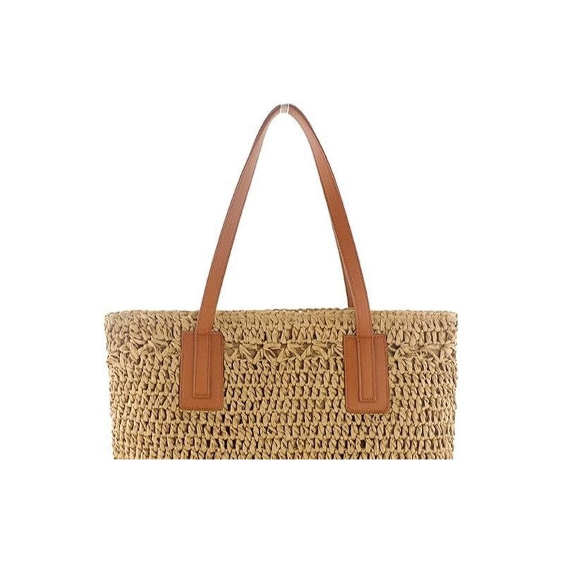 Stylish Hand-Woven Beach Shoulder Tote