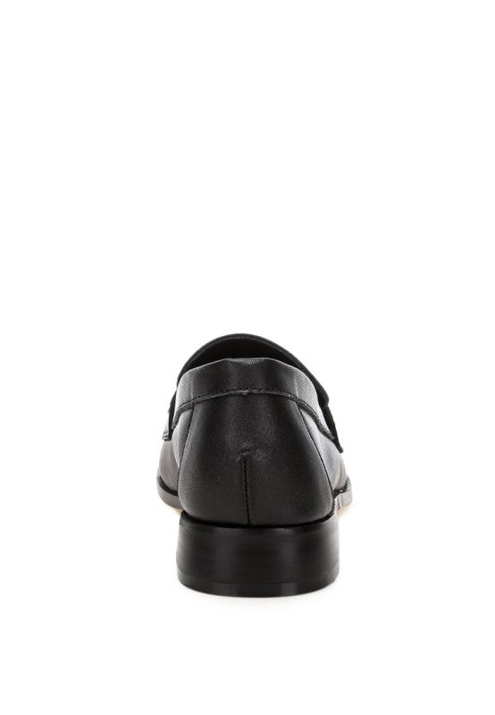 Reiga Low Block Heel Loafers