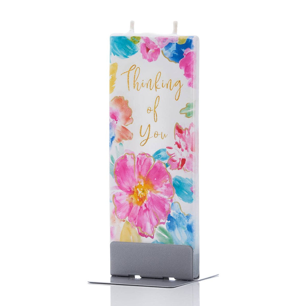 Flatyz Thinking of You Floral Print Candle