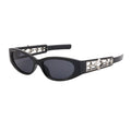 Unisex UV400 Full Oval Frame Outdoor Sport Cycling Eyewear Sunglasses