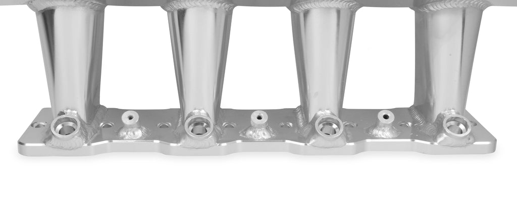Hi-Ram Sheet Metal Fabricated Intake Manifold LS1/LS2/LS6 Single Plane EFI + Fuel Rail Kit Silver with Sniper EFI logo