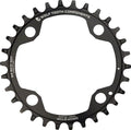 Wolf Tooth 94 BCD Chainring - 30t 94 BCD 4-Bolt Drop-Stop A For SRAM Cranks BLK