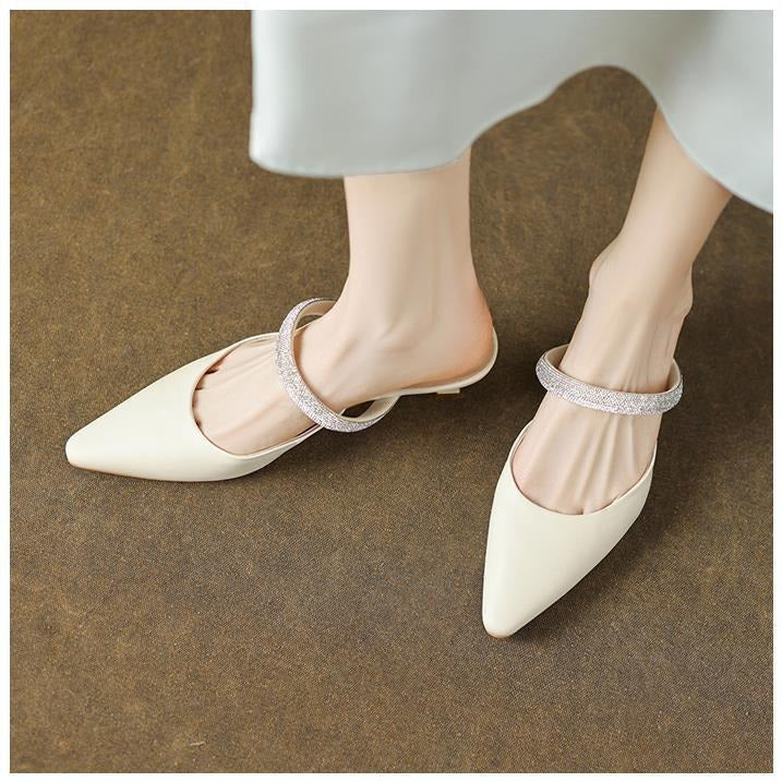 Women's Rhinestone Stiletto Heels – Closed Toe Dress Shoes | Sarah Express