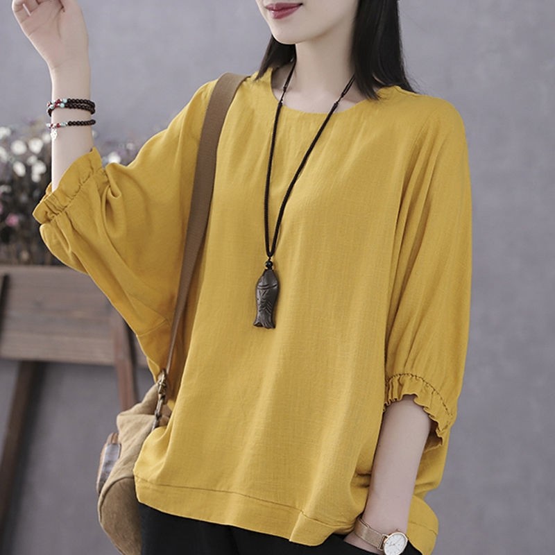 Solid Color Maternity Batwing Sleeve Blouse