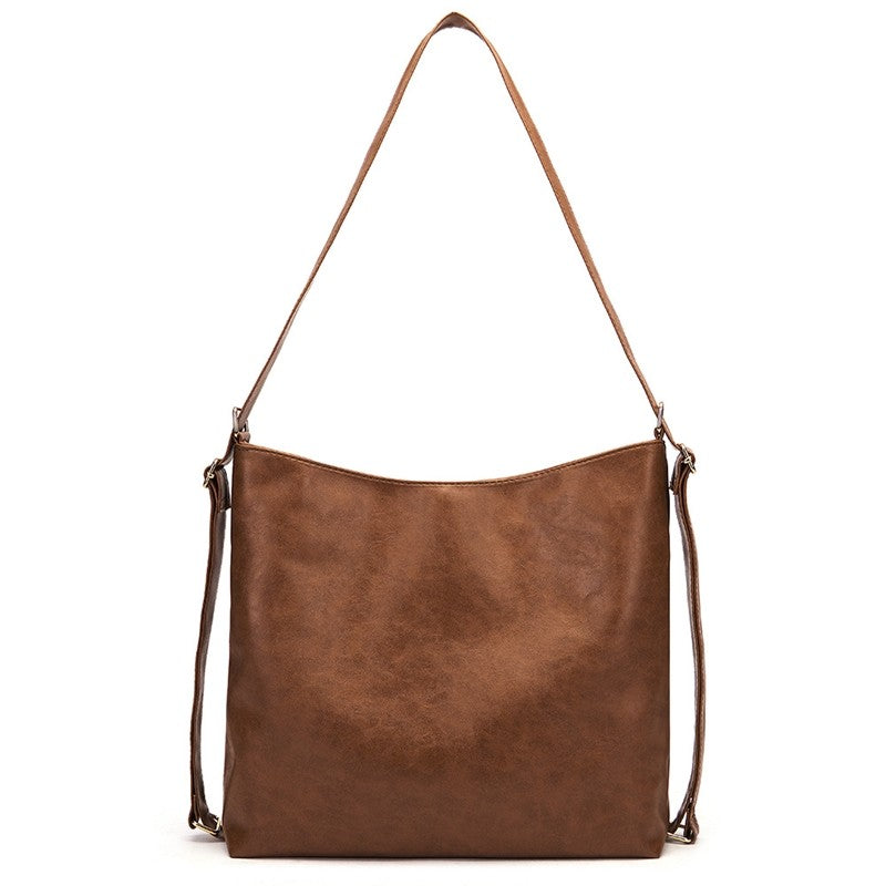 Stylish Oversized Soft Leather Backpack