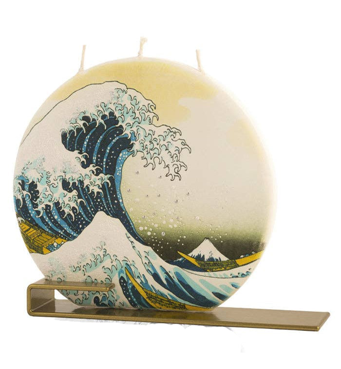 Flatyz Hokusai The Great Wave Off Kanagawa Candle