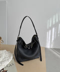 Women's Full-Grain Cowhide Crossbody Shoulder Bag | High-Capacity Urban Minimalist