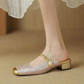 Closed Toe Half Slippers
