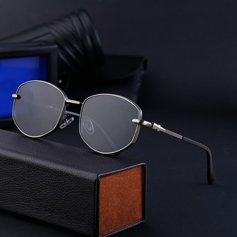Retro Box Men's Outdoor UV Protective Sunglasses