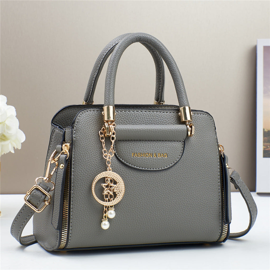 Minimalist Urban PU Leather Crossbody Bag – Light-Luxury Women's Shoulder Bag