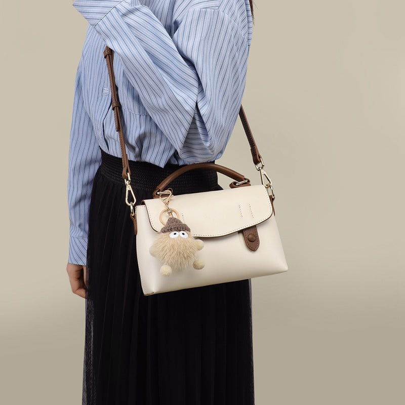 Women's Versatile Shoulder Bag & Tote — Split Leather Envelope Handbag