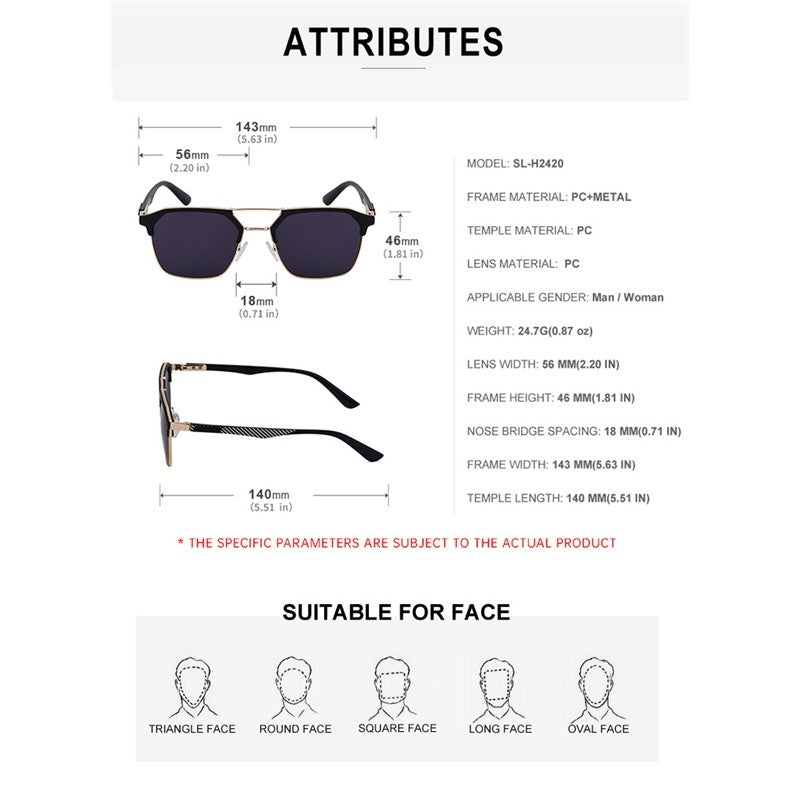 Fashion Eye Cat Full Frame UV400 Sun Protection Outdoor Eyewear Sunglasses