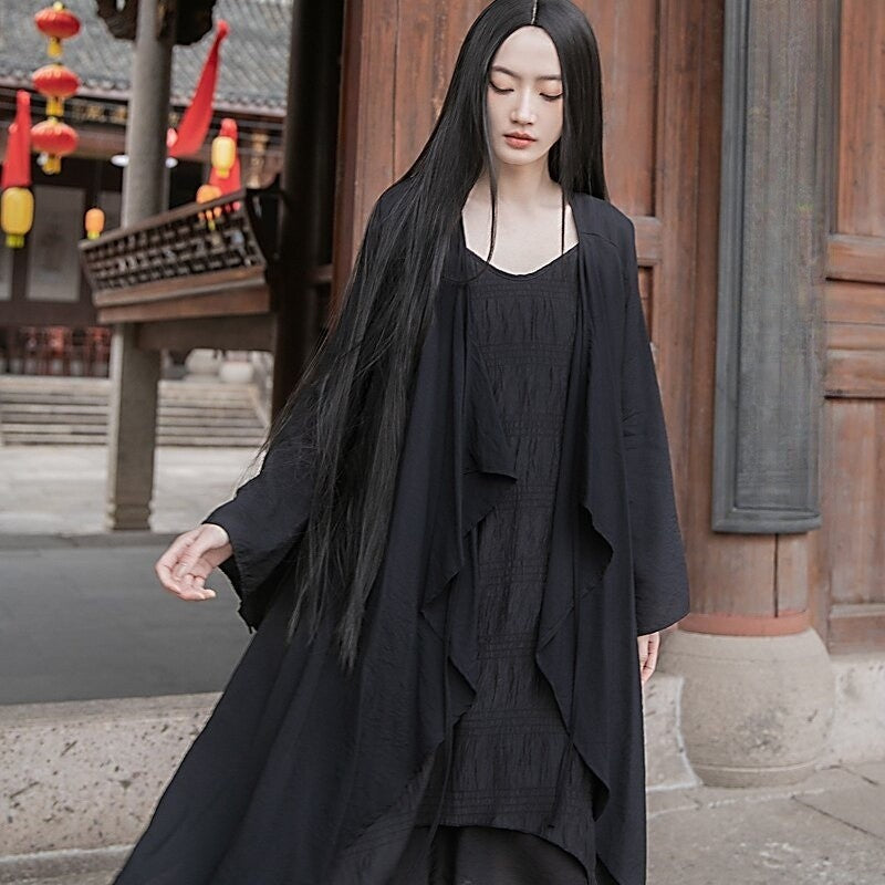 Elegant Zen Cardigan in Unique Solid Color