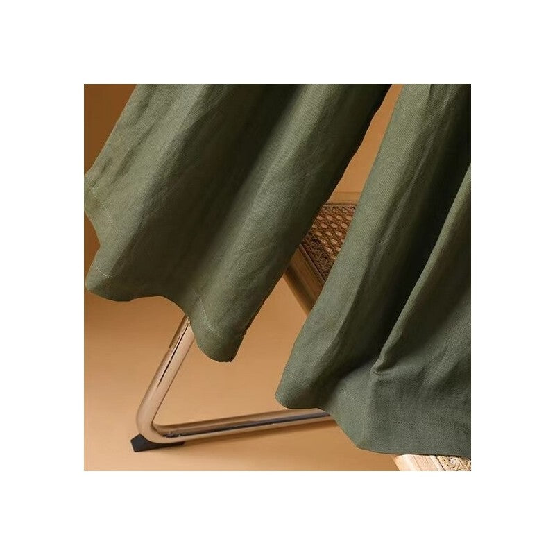 Sleek High-Waisted Wide-Leg Cropped Trousers