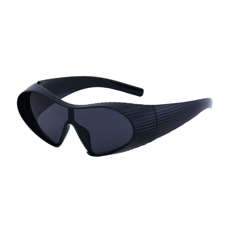 Men's Fashion Sports One Piece Alien Sunglasses