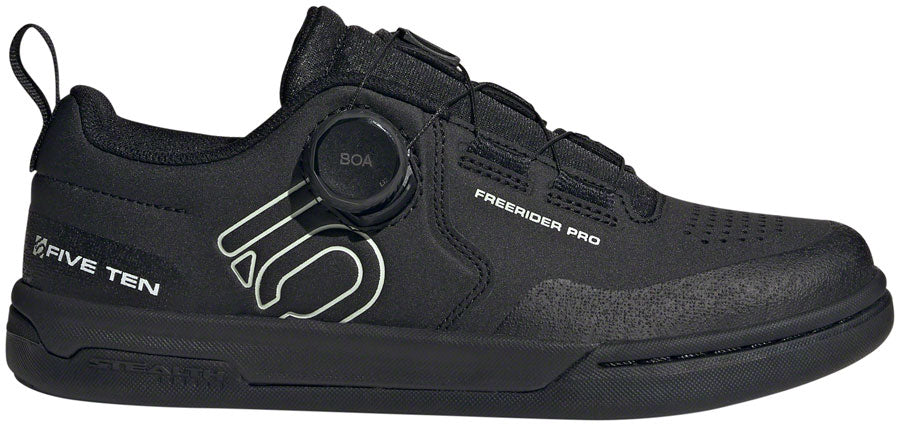 Five Ten Freerider Pro BOA Flat Shoes - Women's  Core BLK/Linen Green/FTWR White 5.5