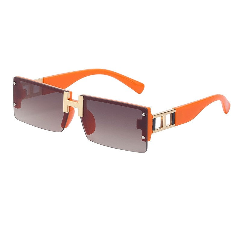 Fashionable Rimless Square Sunglasses