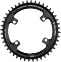 Wolf Tooth Shimano 110 Asymmetric BCD Chainring - 44t 110 Asymmetric BCD 4-Bolt Drop-Stop B For Shimano GRX Cranks BLK