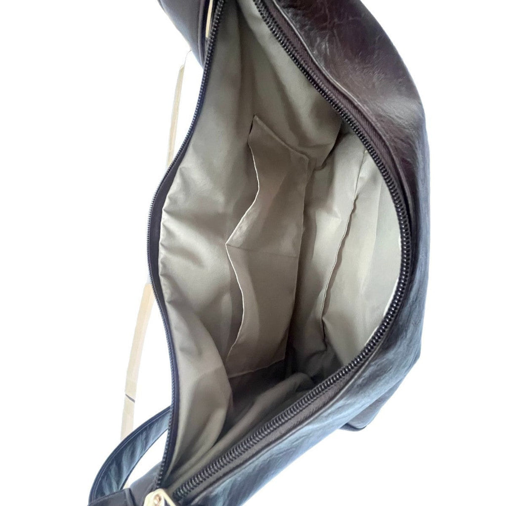 Women's PU Leather Crossbody Bag with Adjustable Strap - Compact Everyday Handbag