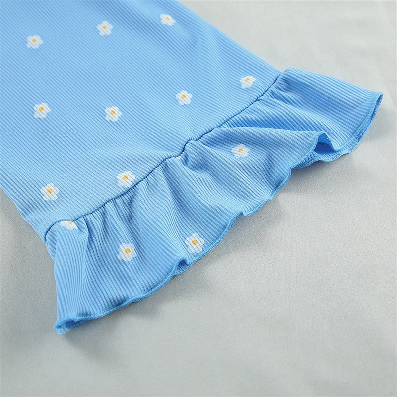 Waist-Tied Long Sleeve Loose Pajama Loungewear