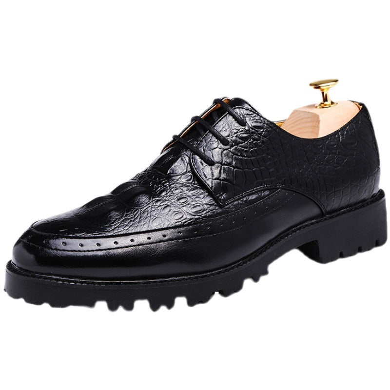 Men's British Style Height-Increasing Casual Shoes | Elevator Dress Sneakers