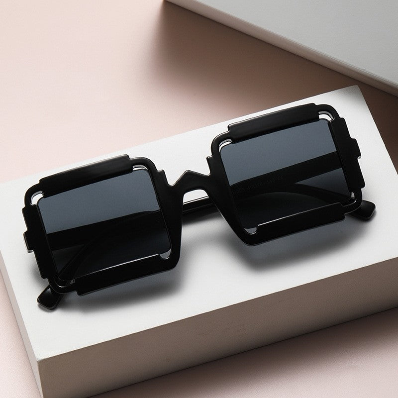 Fashionable Oversized Square Frame Sunglasses