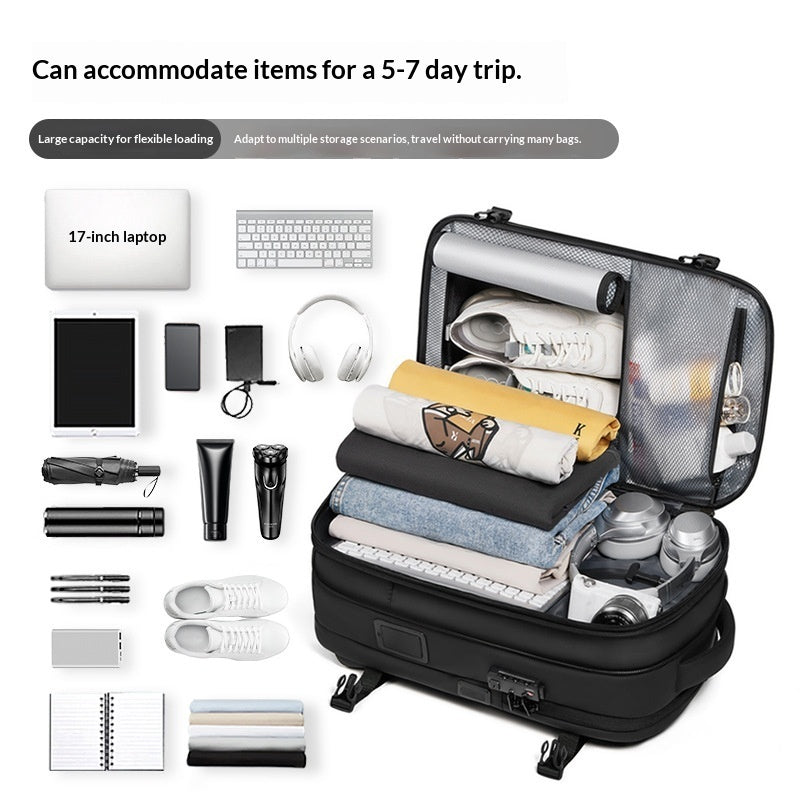Large-Capacity Oxford Cloth Travel Backpack