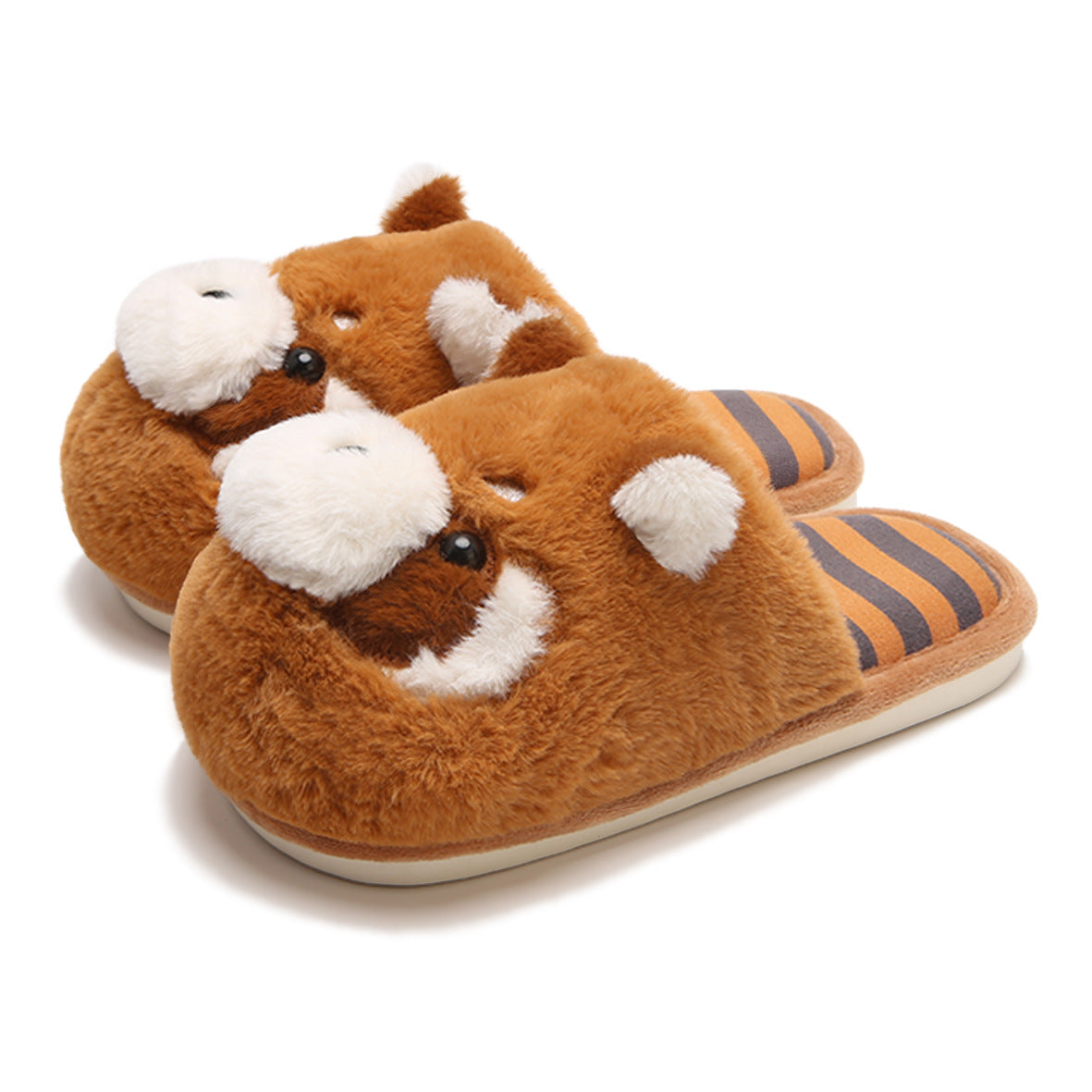 Women's Cartoon Fuzzy Slippers - Warm Plush Indoor House Slippers