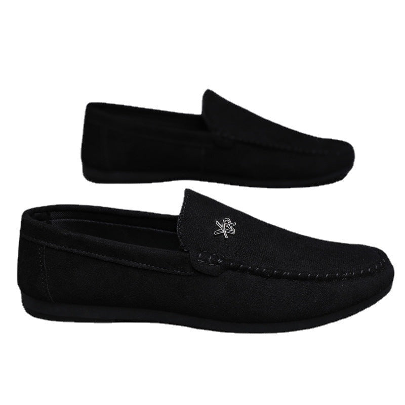Men's Breathable Business Casual Slip-On Shoes - Lightweight PU Leather Dress Shoes